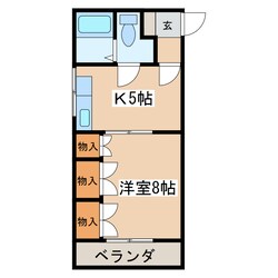 セントラルハイツ（川上町）の物件間取画像